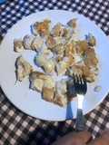 Cachopos de pollo y queso emmental