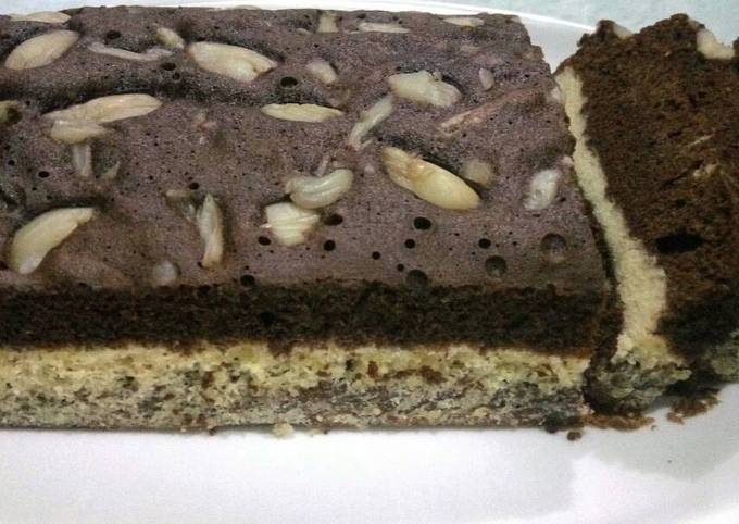 Resep Brownies  Kukus  with Almond  oleh Sasari Cookpad