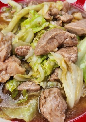 รูปของ ผัดกระหล่ำปลีหมู