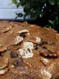 Bizcocho de chocolate crujiente integral