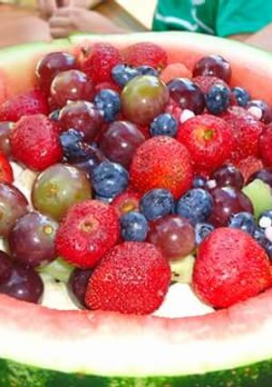 Una foto de Macedonia de Frutas