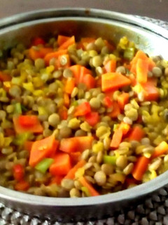 Una foto de Cazuela Vegetariana de Lentejas