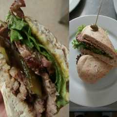 Una foto de Sándwich rosbif