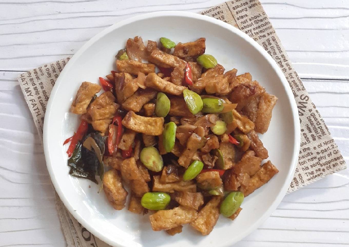 Orek Tahu Pete