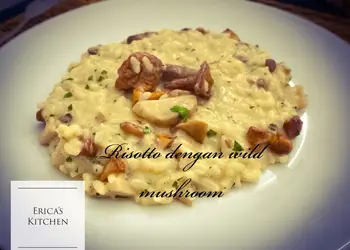 Masakan Populer Risotto with wild mushroom Enak Sempurna