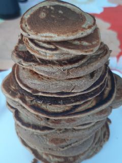 Una foto de Tortitas de avena y algarroba