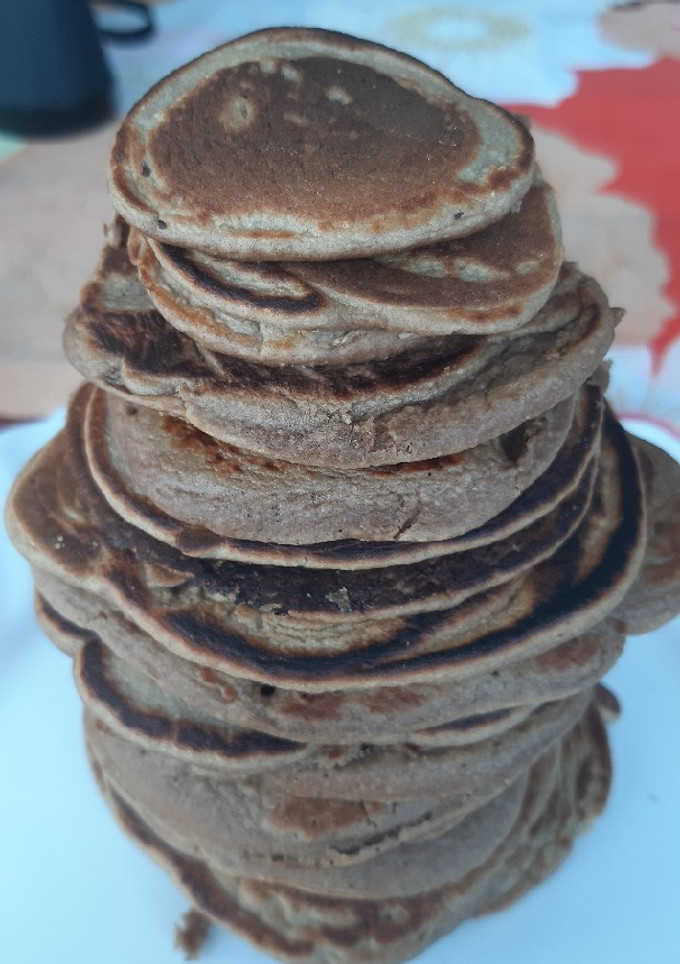 Una foto de Tortitas de avena y algarroba