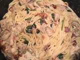 tomato bacon spaghetti