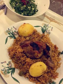 صورة لوصفة كبسه في الفرن