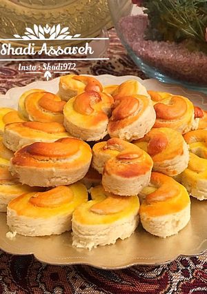 عکسی از دستور شيريني بادام هندي پودري