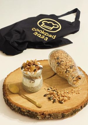 Une photo de Pudding chia à la pomme