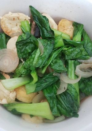 Foto resep Tumis tofu pakcoy