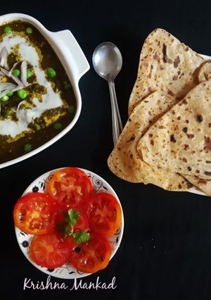 મટર પાલક પનીર રેસીપી મુખ્ય ફોટો