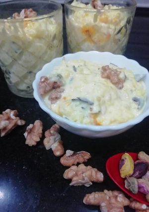 A picture of Walnut Rice Kheer.