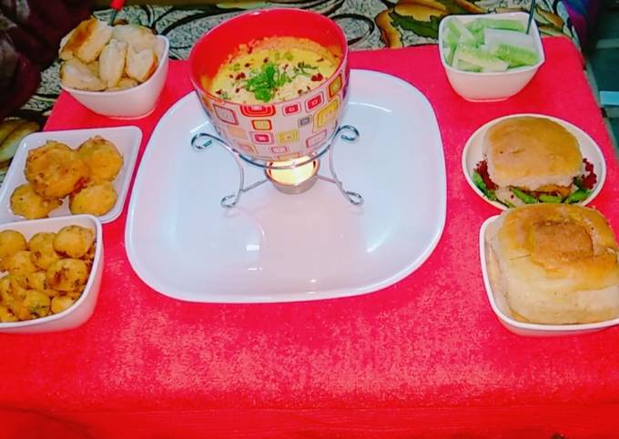 Steps to Make Andrew Copley Vada pav fondue