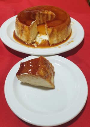 Una foto de Flan de Queso (Receta Carmen Barbieri)