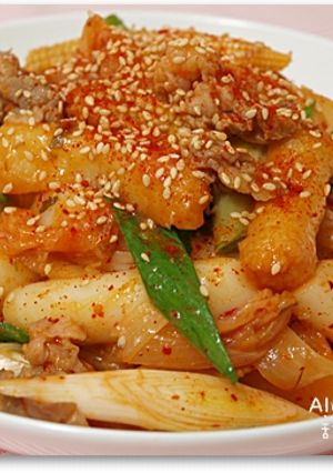 韓式辣炒年糕 的食譜成品照片