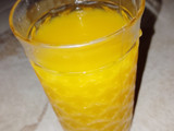 Mango and pineapple juice