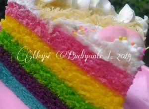 Foto resep Rainbow Cake ala Ny.Liem