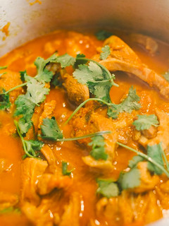 A picture of Lamb chops chutney.