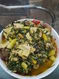 Egusi with achara soup
