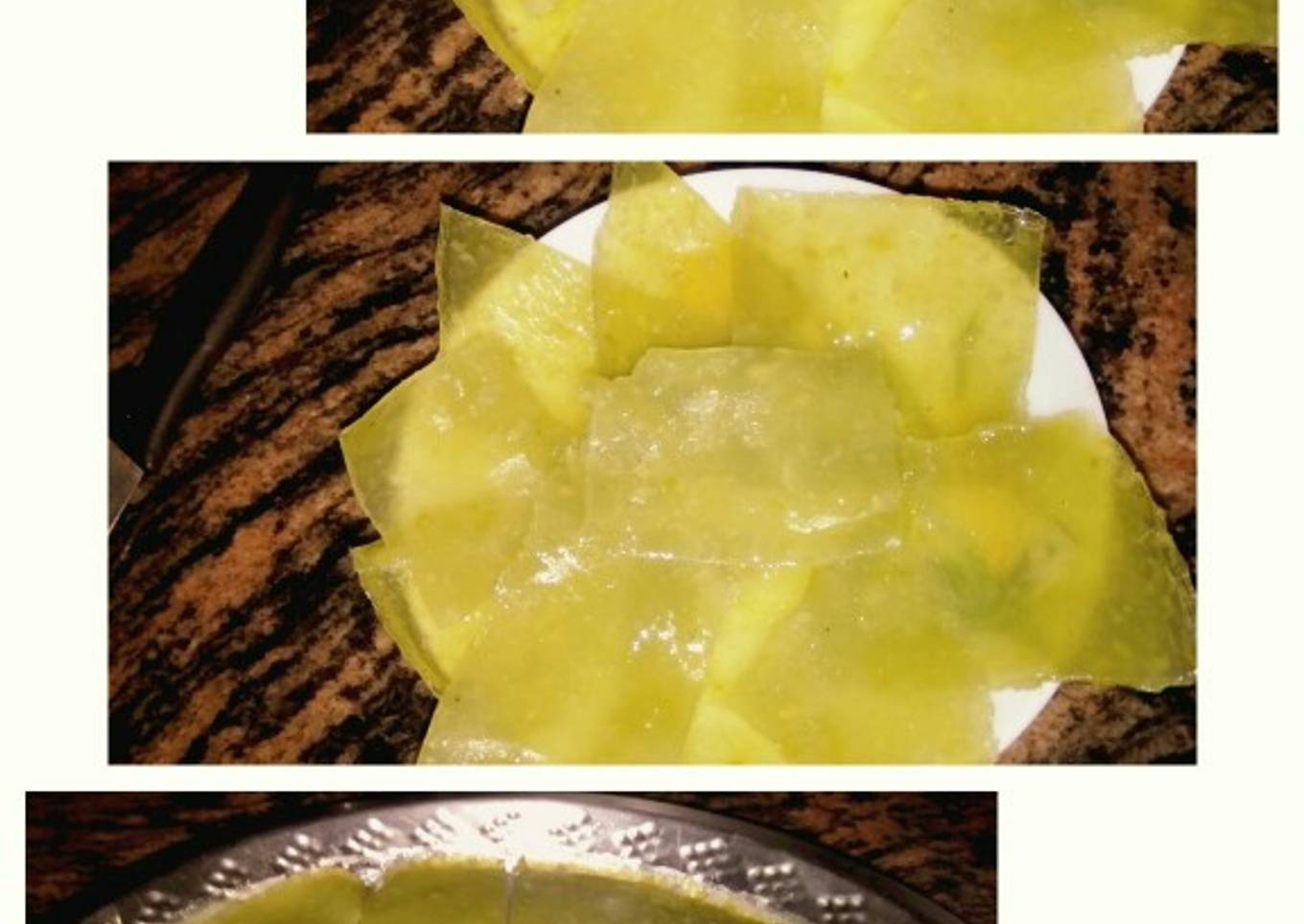 Raw mango papad
