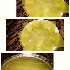 A picture of Raw mango papad.