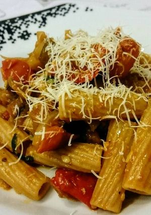 Foto de Macarrão com ratatouille