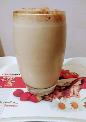 A picture of Nutella shake 😋👌.
