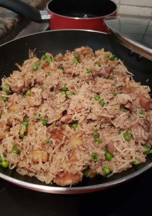 A picture of Biryani (mixture rice).