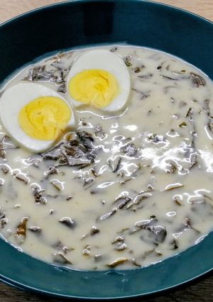 Medvehagyma főzelék recept fotója