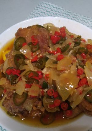 Foto resep Ayam saus Lemon