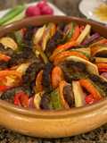 Kofta (Kebab) with Vegetables