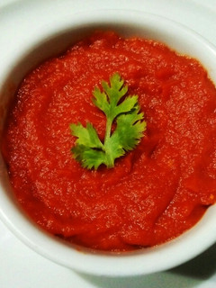 A picture of Homemade Tomato Paste🍅😋.