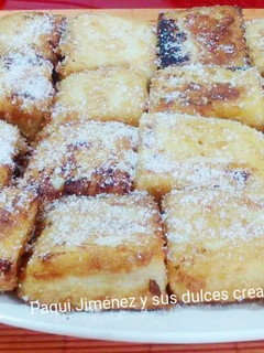 Una foto de Leche frita