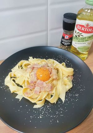 รูปของ Fettuccine Carbonara