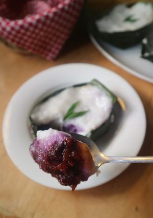 Foto resep 108. Jojorong Ubi Ungu Khas Banten