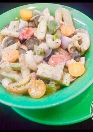 A picture of Mixed Shape Pasta Salad.