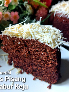 Foto resep Brownies Pisang Kukus Tabur Keju