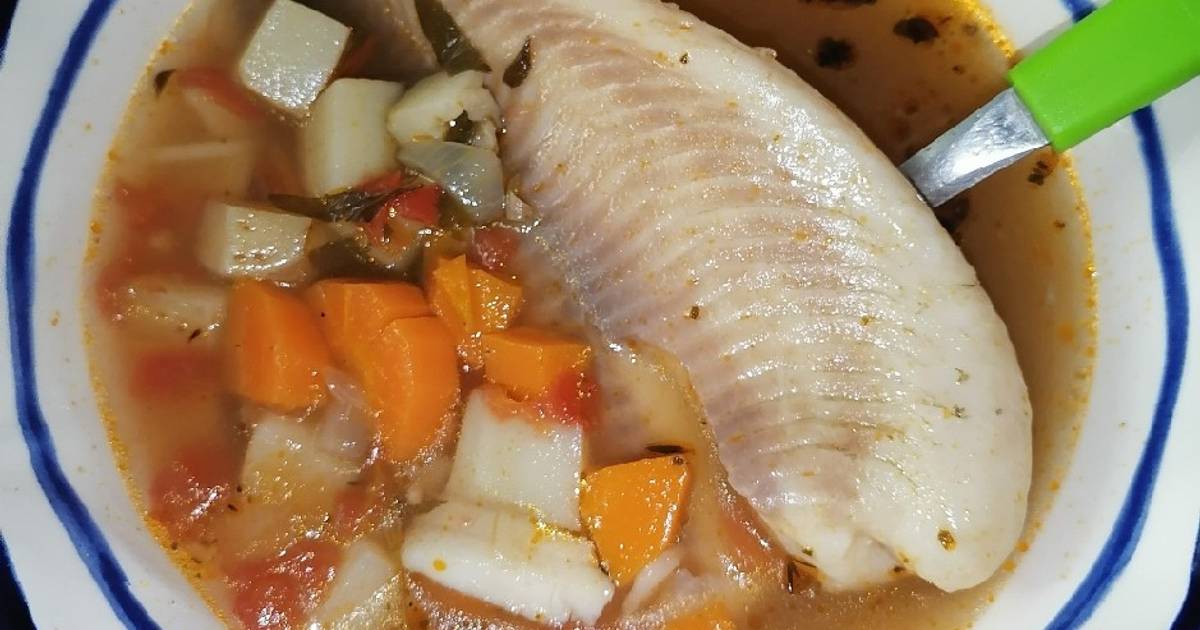 Caldo de pescado Receta de Jovita- Cookpad