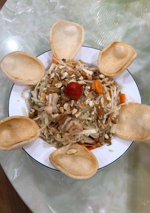 Hình của món Gỏi mực su hào...