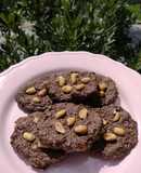 Galletitas veganas de avena y cacao, sin azúcar. ♥️