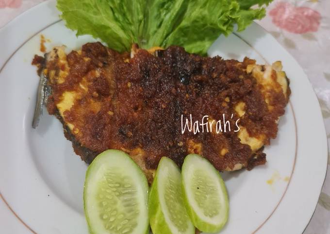 Cara Gampang Membuat Bandeng Bakar bumbu kuning, Sempurna