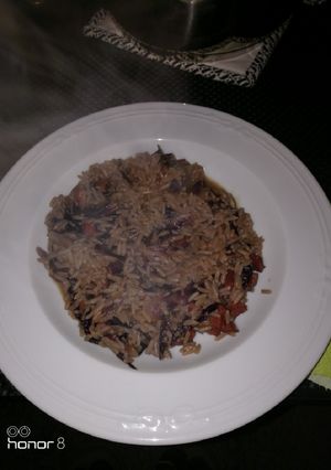 Foto di Riso con radicchio e bresaola