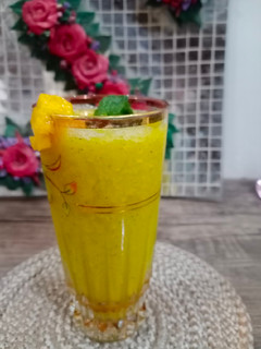 A picture of Mango juice 🥭🥭.