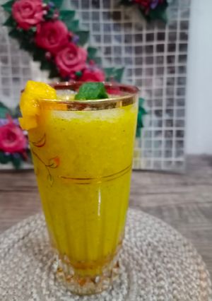 A picture of Mango juice 🥭🥭.
