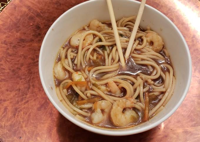 Recipe of Homemade Shrimp ramen