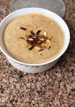 A picture of Payasam with khajoor Gur.