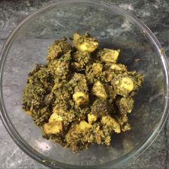 A picture of Zero oil Aloo methi.