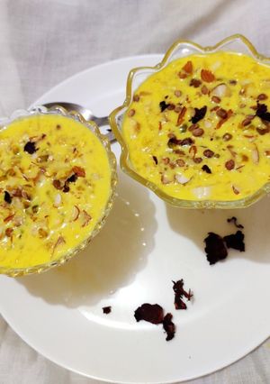 A picture of Banana kheer.